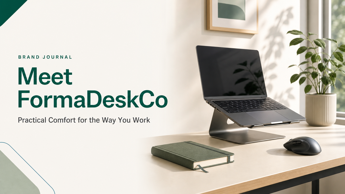 Meet FormaDeskCo: Practical Comfort for the Way You Work