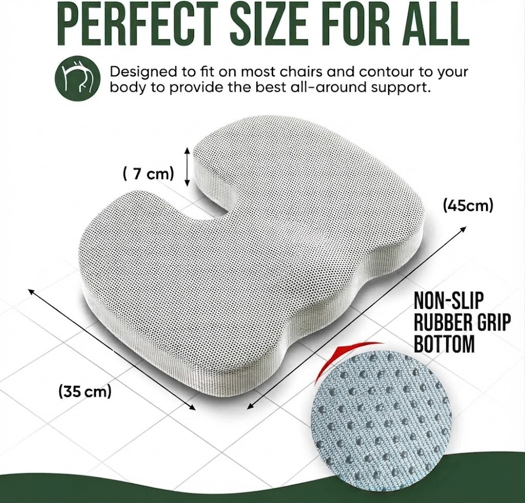 FormaDeskCo memory foam office cushion lifestyle view