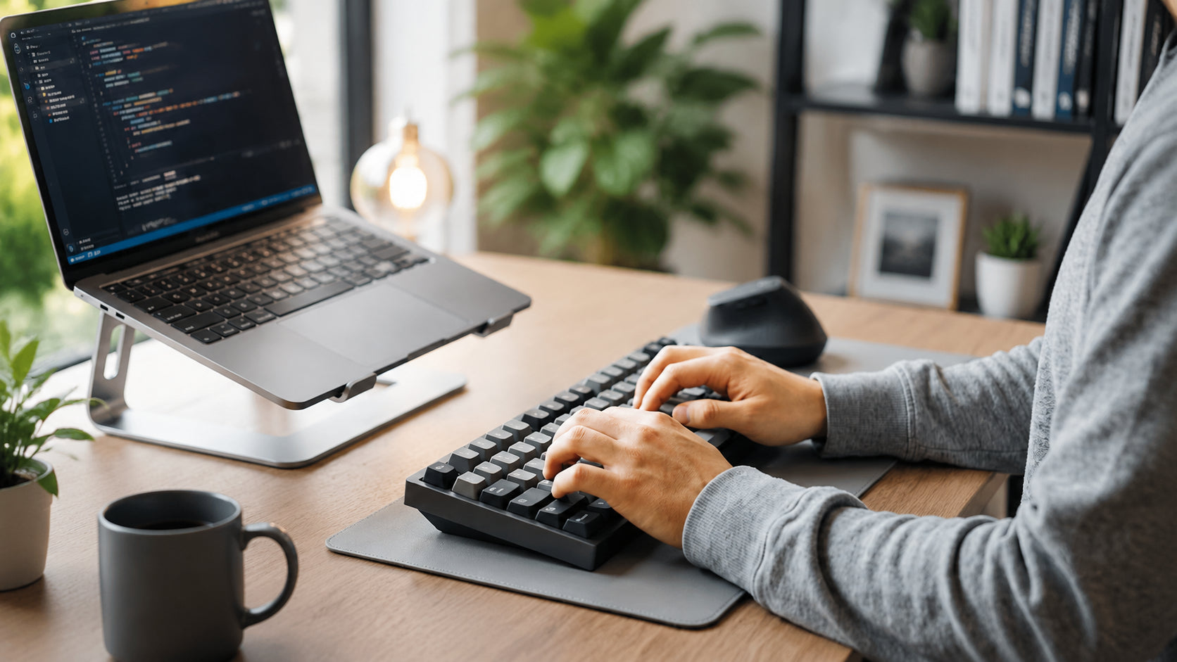 A calmer desk. A better way to work.