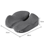 FormaDeskCo round seat cushion in dark gray