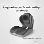 FormaDeskCo seat and back cushion set in gray