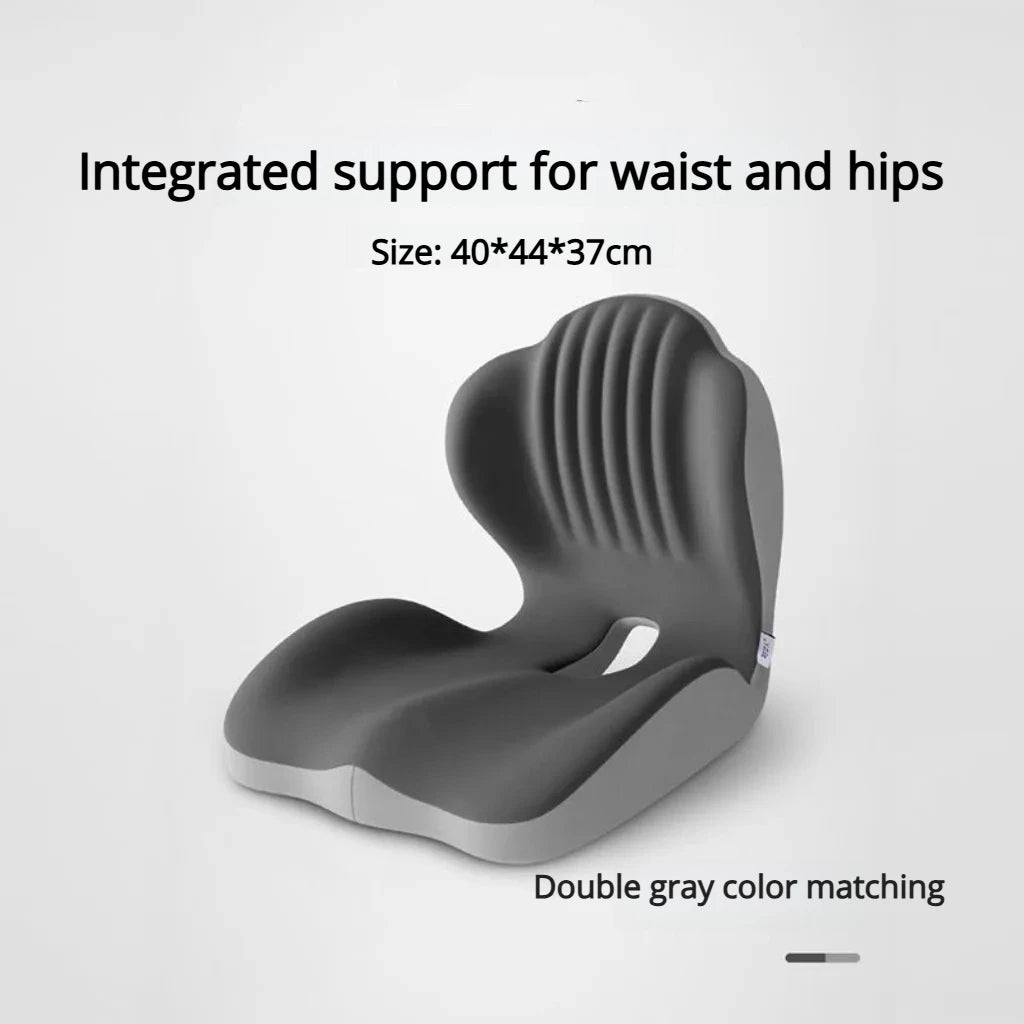FormaDeskCo seat and back cushion set in gray