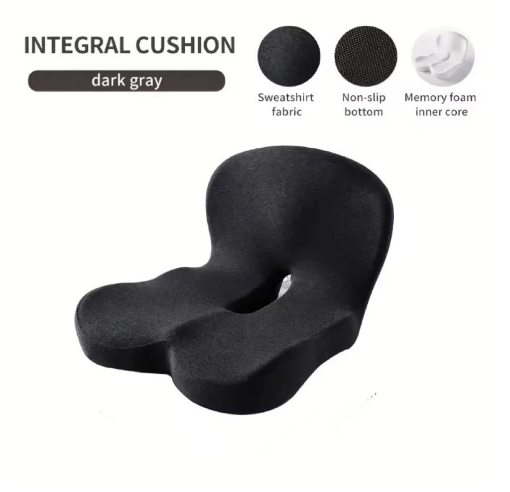FormaDeskCo seat and back cushion in dark gray