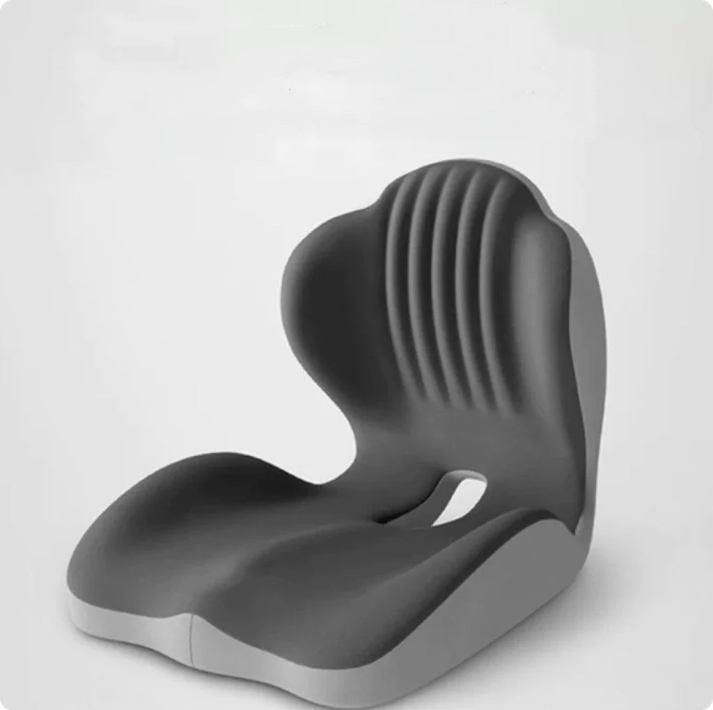 FormaDeskCo seat and back cushion in alternate black gray