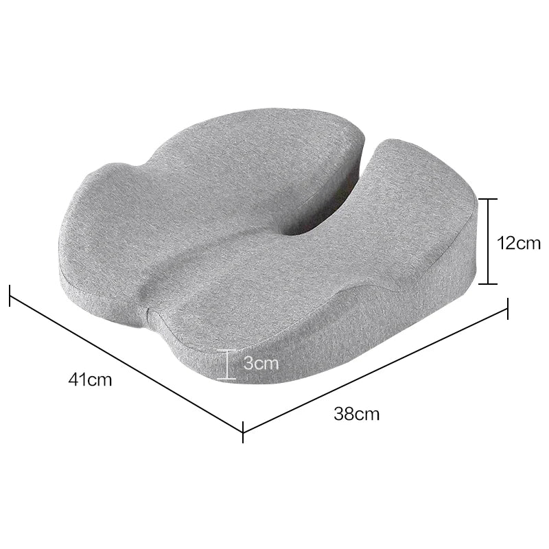 FormaDeskCo round seat cushion in light gray