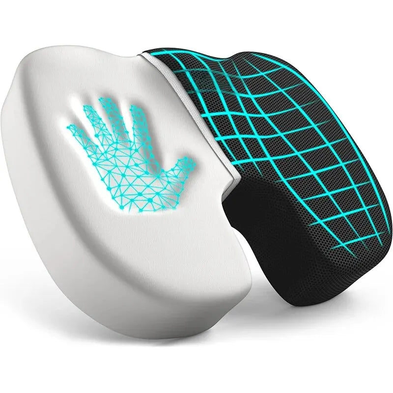 FormaDeskCo ergonomic memory foam office cushion in black
