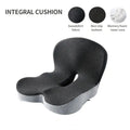 FormaDeskCo seat and back cushion in black gray