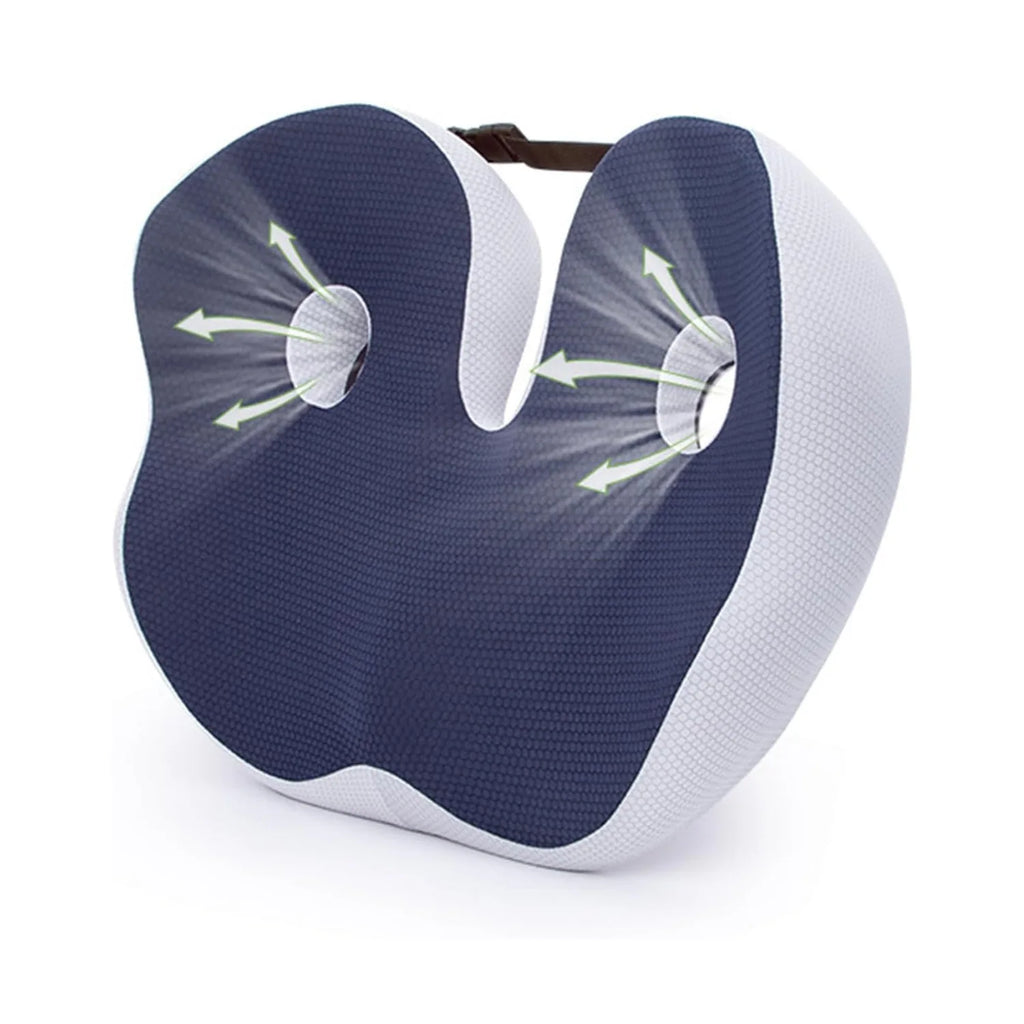 FormaDeskCo rectangular seat cushion in blue