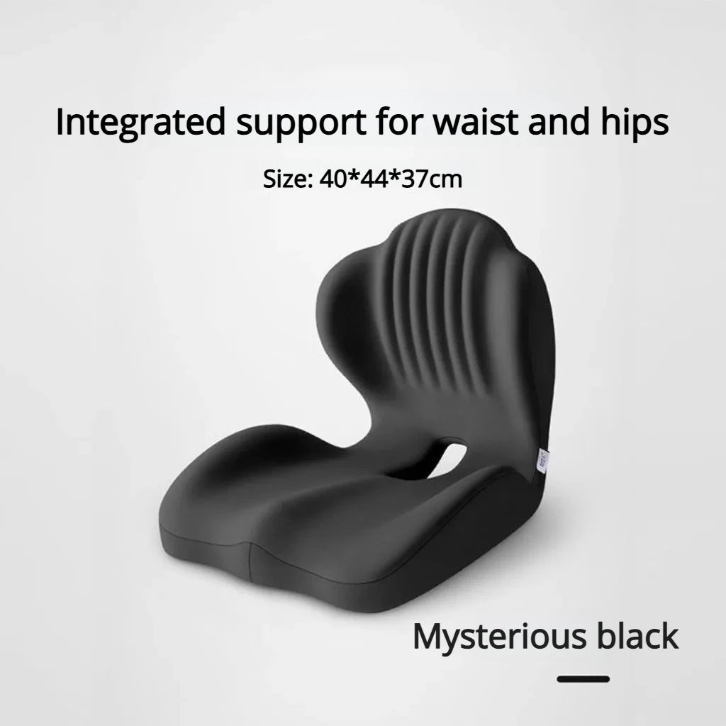 FormaDeskCo seat and back cushion set in black