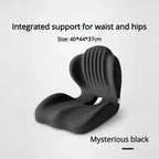 FormaDeskCo seat and back cushion set in black