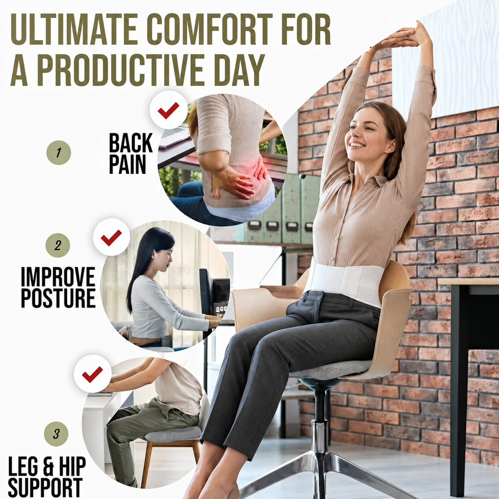 FormaDeskCo memory foam office cushion product view