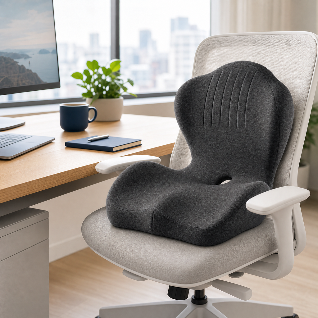 FormaDeskCo seat and back cushion on an office chair