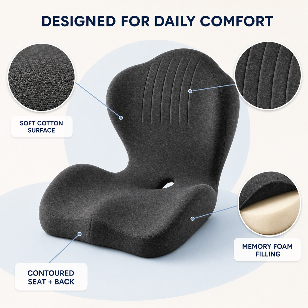 FormaDeskCo seat and back cushion cover material and construction