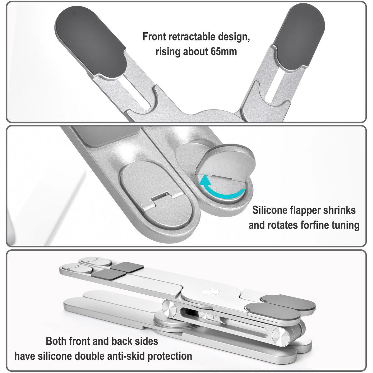 Feature detail 5 of the FormaDeskCo 360° Foldable Laptop Stand