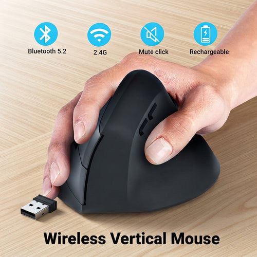 FormaDeskCo 6-button dual-mode vertical mouse – product view 1