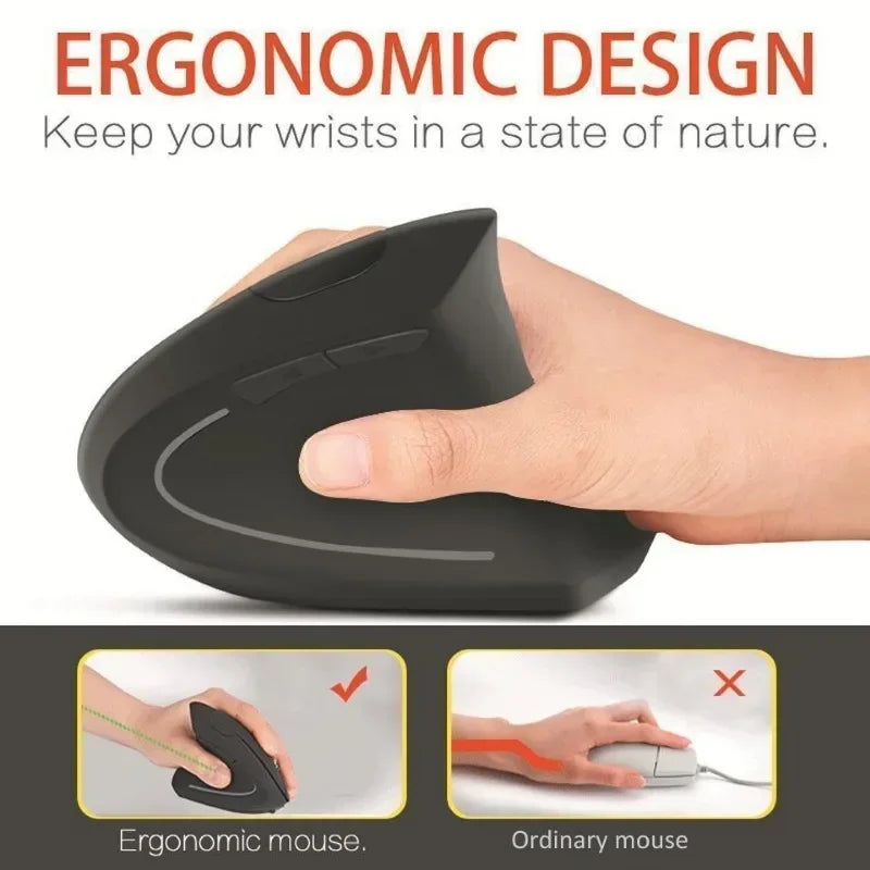 Feature detail 4 of the FormaDeskCo Essential Wireless Vertical Mouse