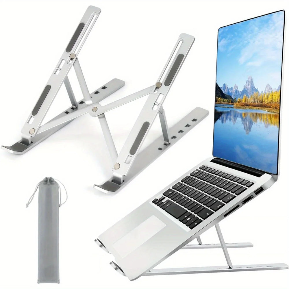 FormaDeskCo Foldable 6-Level Laptop Stand product view for a modern desk setup