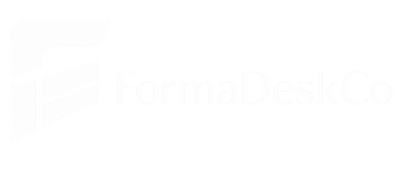 FormaDeskCo white inverse logo