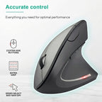 FormaDeskCo Quiet 2.4 GHz vertical mouse – product view 1