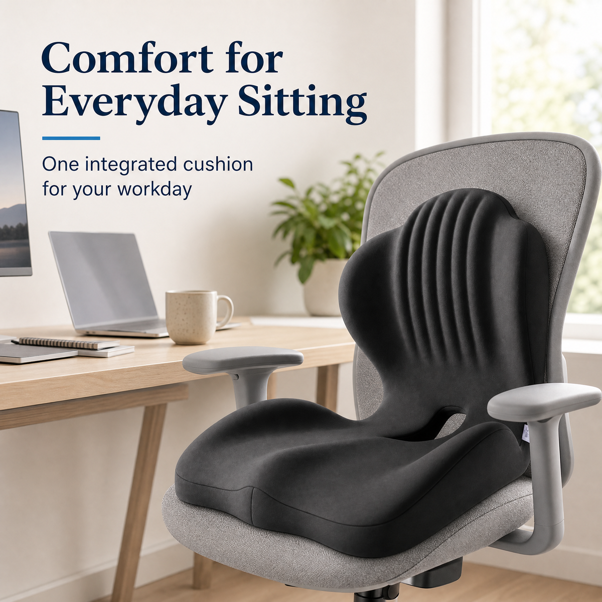 FormaDeskCo seat and back cushion set on an office chair
