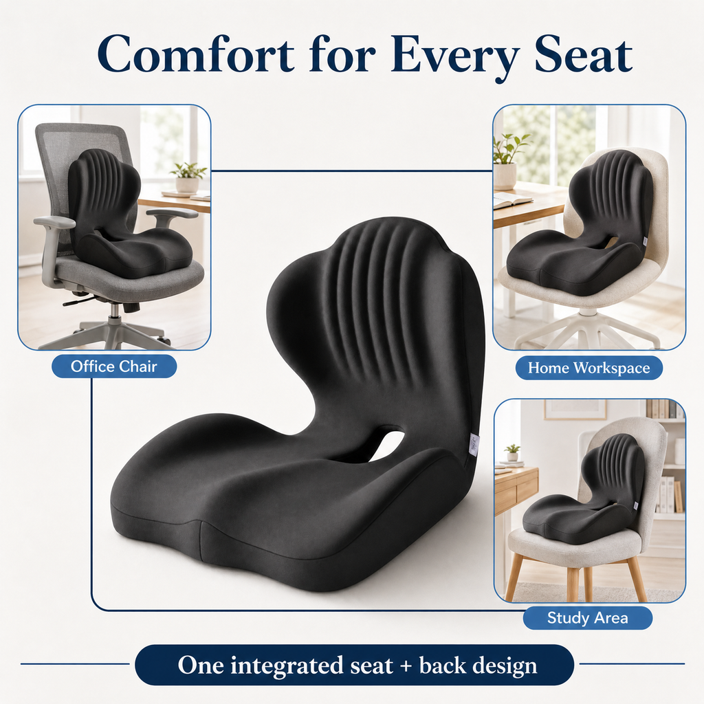FormaDeskCo seat and back cushion set on different chairs