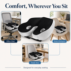 FormaDeskCo rectangular seat cushion on different chairs