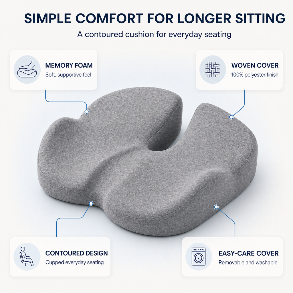 FormaDeskCo round seat cushion core features
