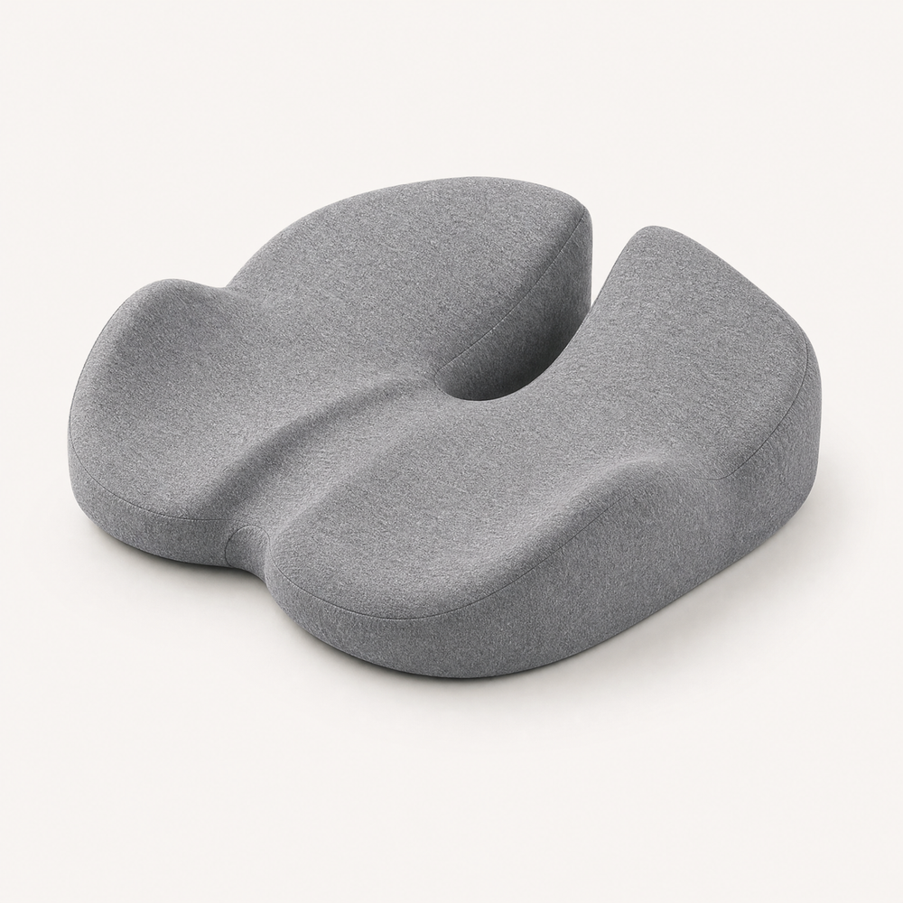 FormaDeskCo round memory foam seat cushion studio view