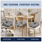 FormaDeskCo round seat cushion on different chairs